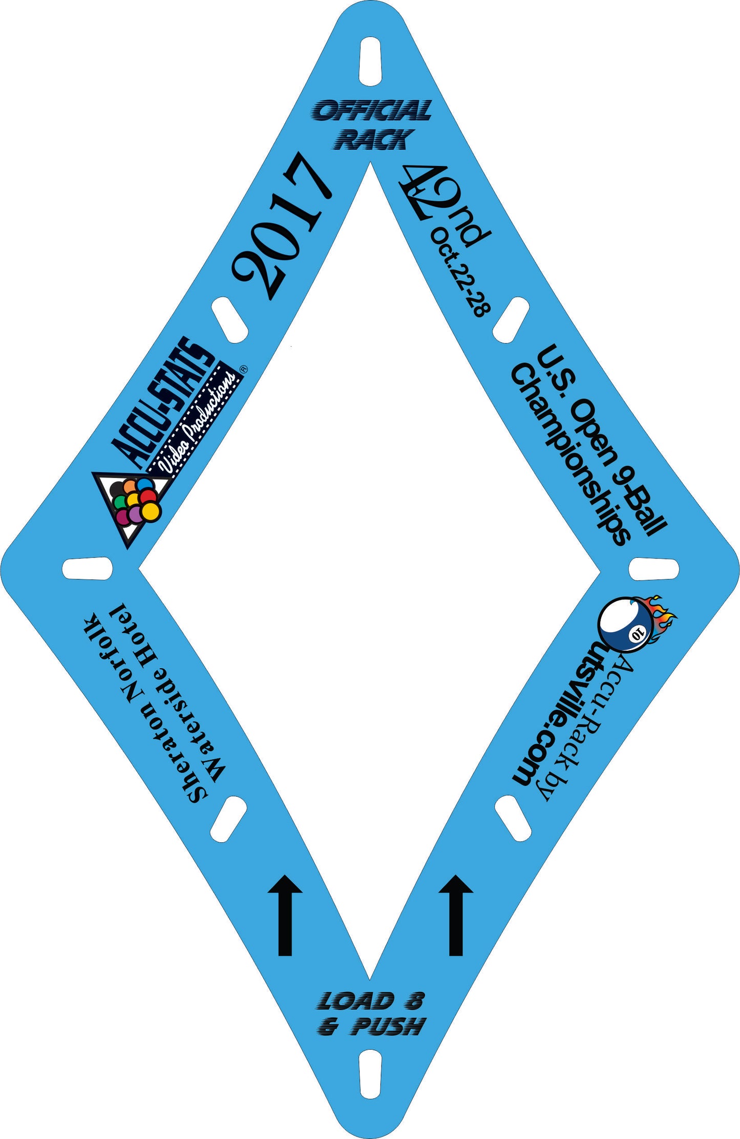 Accu-Rack Diamond 9 Template (Flat Packaged)