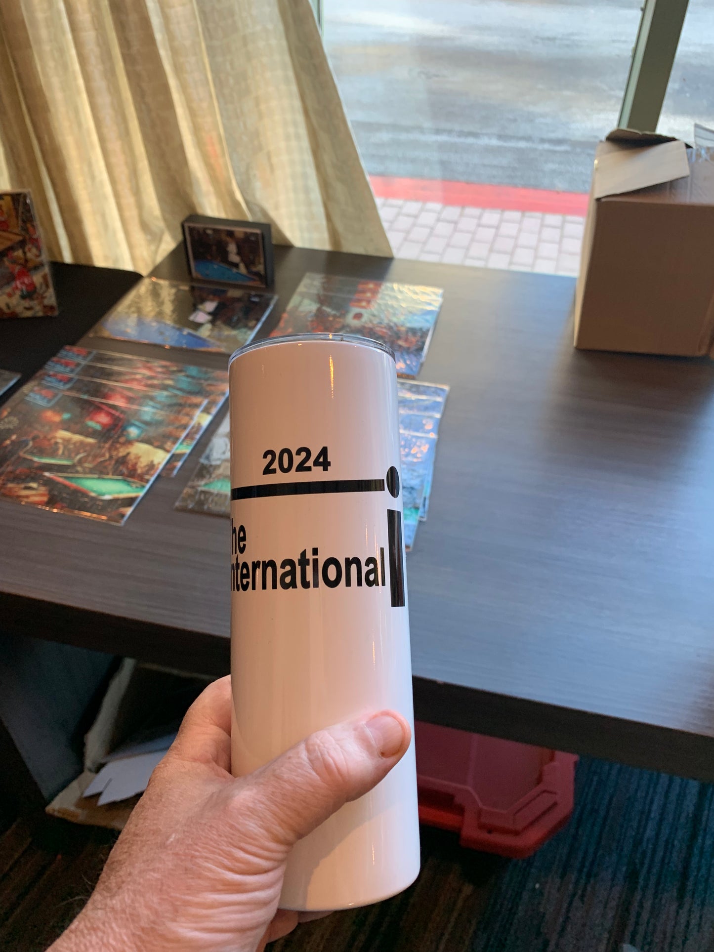 2024 International 20oz tumbler (includes metal and plastic straw)