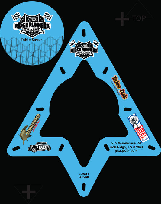 Custom 9/10 combo Accu-Rack Templates