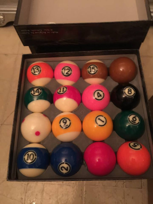 Tournament Used Aramith Duramith TV Pro-Cup Ball Sets from the International